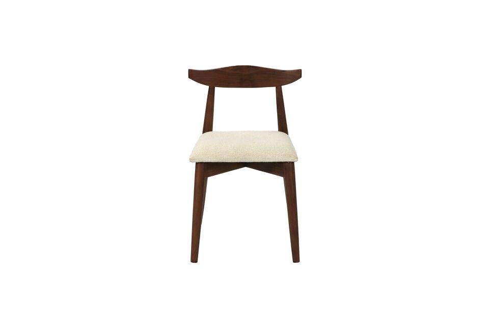 The chair\'s compact size makes it easy to integrate into a variety of spaces