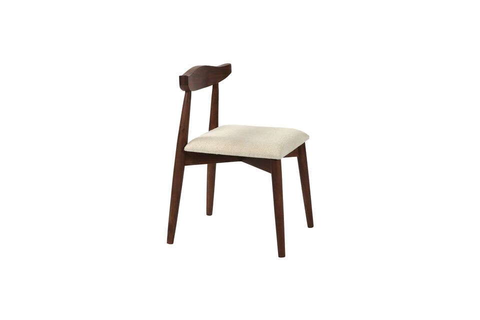 Mandela brown wooden chair - 7