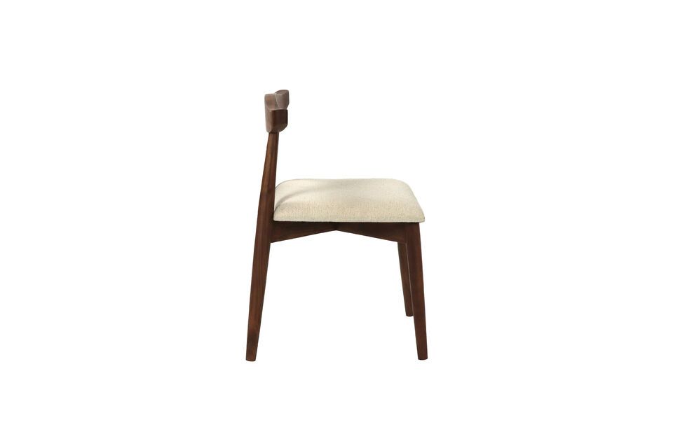 Mandela brown wooden chair - 8