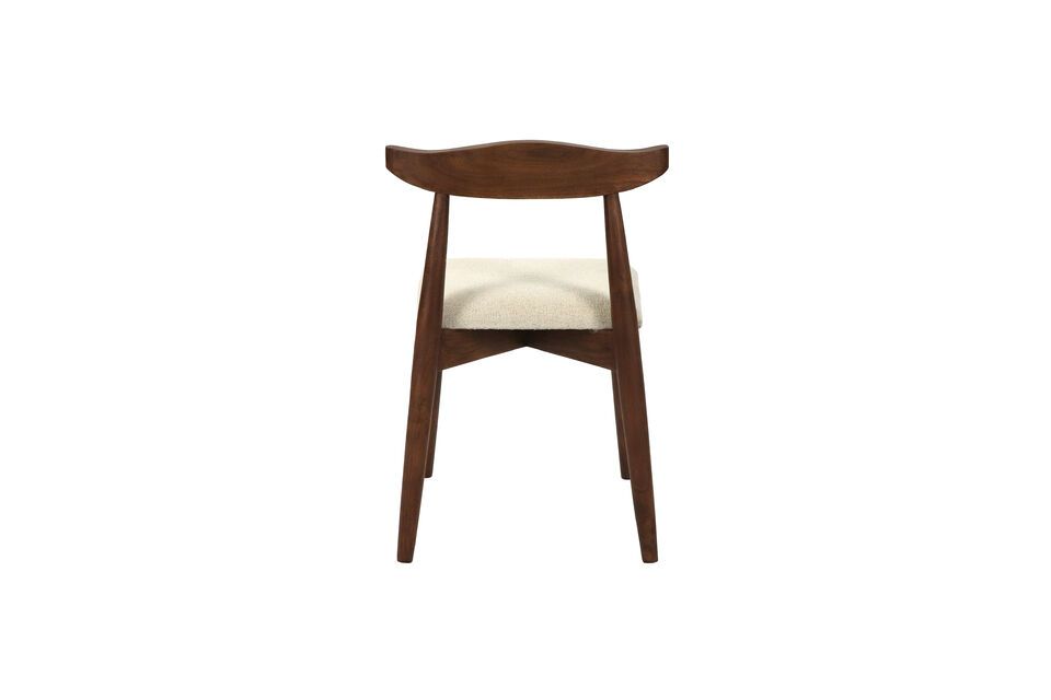 Mandela brown wooden chair - 9