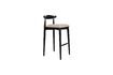 Miniature Mandela large black wooden bar stool 5