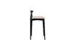 Miniature Mandela large black wooden bar stool 6