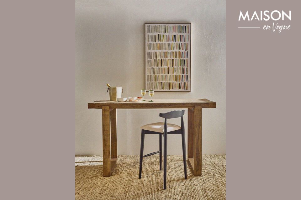 Discover the timeless elegance of the Mandela Tall Bar Stool