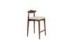 Miniature Mandela small bar stool in dark wood 5