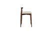 Miniature Mandela small bar stool in dark wood 6