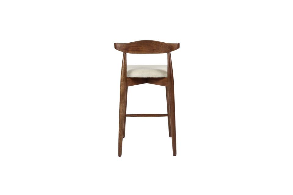 The Mandela stool\'s compact design makes it ideal for small spaces