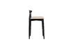 Miniature Mandela small black wooden bar stool 6