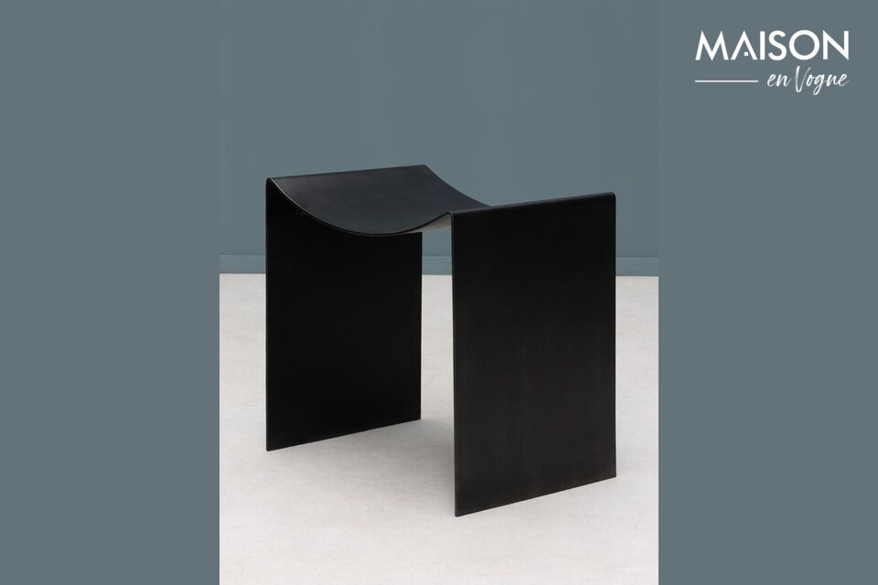 Maniak black metal stool Chehoma