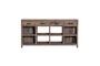 Miniature Manufacture taupe wood sideboard Clipped