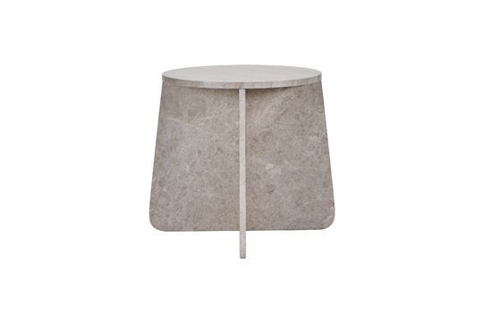 Marb beige marble side table Clipped