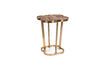 Miniature Marblelicious brown marble side table 1