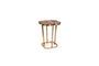 Miniature Marblelicious brown marble side table Clipped