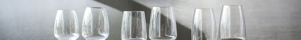 Material Details Margaux transparent crystal red wine glass