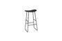 Miniature Market black teak bar stool Clipped