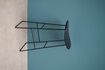 Miniature Market black teak bar stool 3