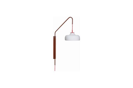 Maroon glass wall lamp Current Clipped