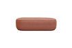 Miniature Marsala pink fabric bench seat 4