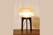 Miniature Marta dark wood floor lamp 4