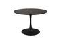 Miniature Maru black marble effect dining table Clipped