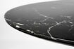 Miniature Maru black marble effect dining table 7