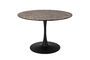 Miniature Maru brown marble effect dining table Clipped