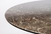 Miniature Maru brown marble effect dining table 3