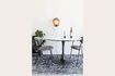 Miniature Maru white marble effect dining table 4