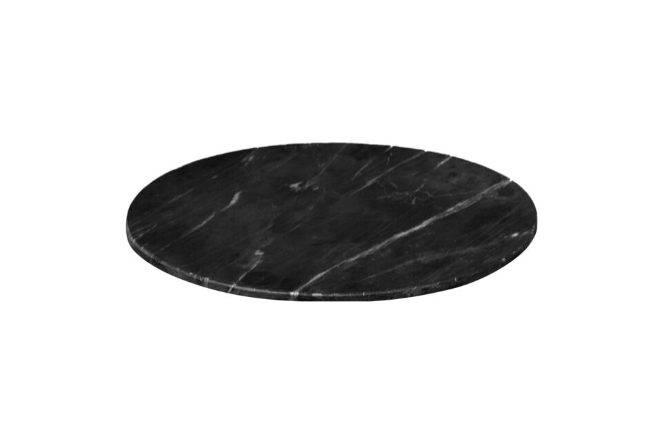 Mary black marble 6-seater tabletop Pomax