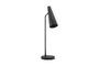 Miniature Matte black brass table lamp Clipped