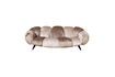 Miniature Mercurio 3-seater sofa in taupe fabric 6