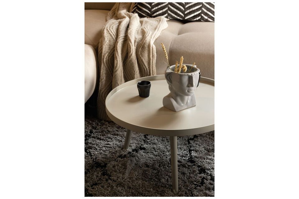 Simple, generous side table design