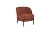 Miniature Miles terracotta fabric armchair 1