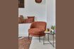 Miniature Miles terracotta fabric armchair 2