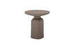 Miniature Millan brown aluminum side table 1