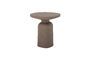 Miniature Millan brown aluminum side table Clipped