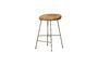 Miniature Mindelo beige rattan stool Clipped