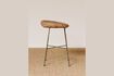 Miniature Mindelo beige rattan stool 3