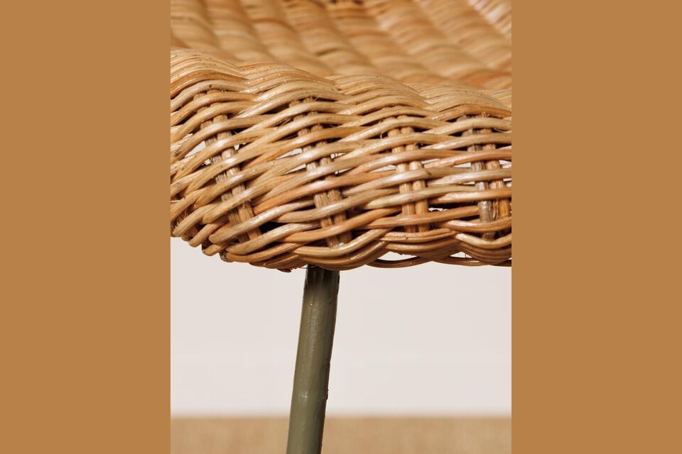 The neutral beige hue of the Mindelo stool makes it an easy piece to integrate into a variety of