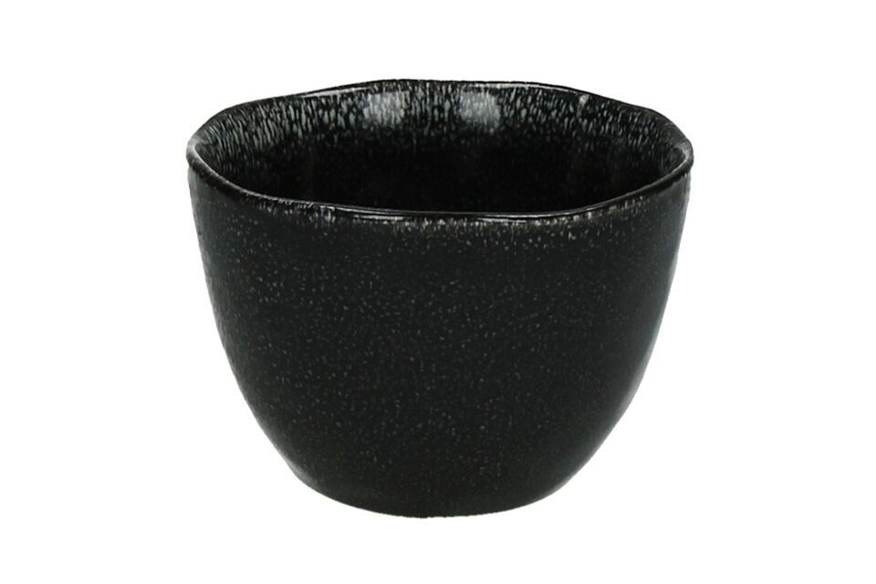 Mini black stoneware bowl Porcelino D10 Pomax