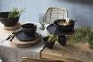 Miniature Mini black stoneware bowl Porcelino D10 3