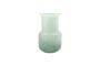 Miniature Mint green glass vase Clipped