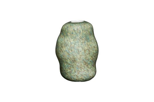 Miro green glass vase Clipped