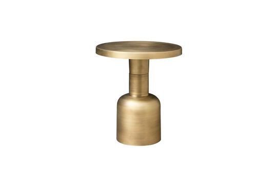 Mitika gold metal side table Clipped