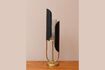 Miniature Moderna black and gold metal table lamp 1