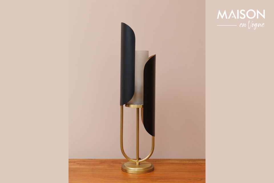 Moderna black and gold metal table lamp Chehoma