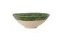 Miniature Moez green stoneware bowl Clipped