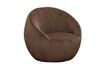 Miniature Moka brown polyester armchair 6