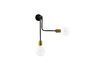 Miniature Molecular double wall sconce in black brass 1