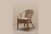 Miniature Moorea beige rattan chair 1