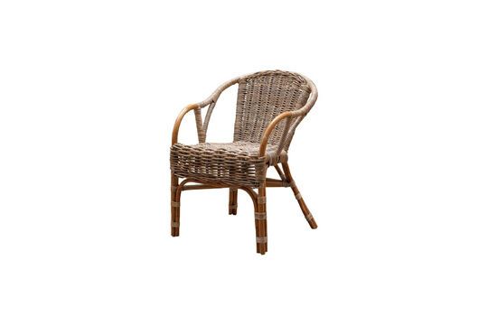 Moorea beige rattan chair Clipped